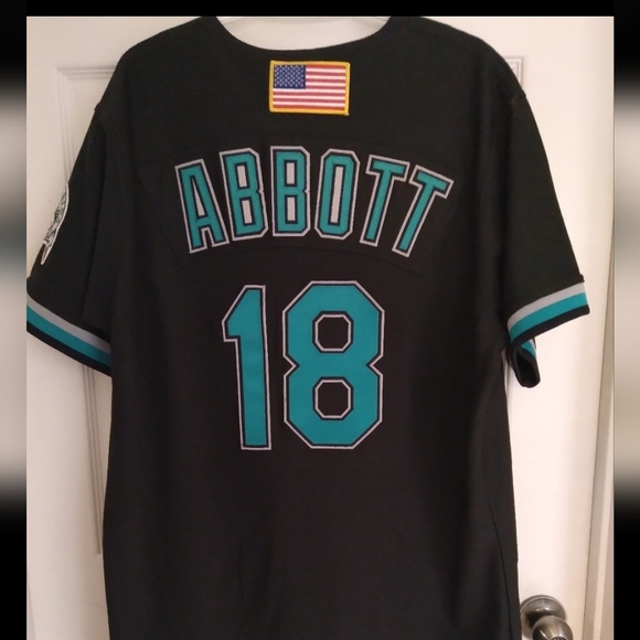 Miami Marlins Jeff Abbott Game Worn Jersey - Picture 6 of 8